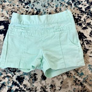 Janie and Jack Mint Green High Waist Shorts